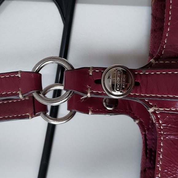 Coach est. 1941 over the shoulder purse red - Picture 4 of 12